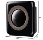 COWAY Air Purifier for Home Up to 1,575ft², App-Enabled Smart Technology, Compatible with Amazon Alexa, HEPA Filter for Smoke, Allergies, Odor, Auto Mode, Airmega AP-1512HHS Black