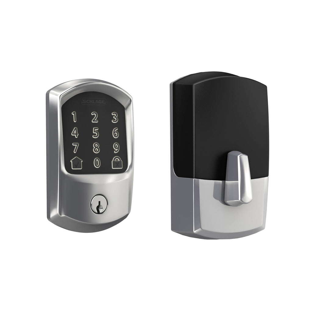 Schlage Encode Smart WiFi Deadbolt Lock with Century Trim, Matte Black