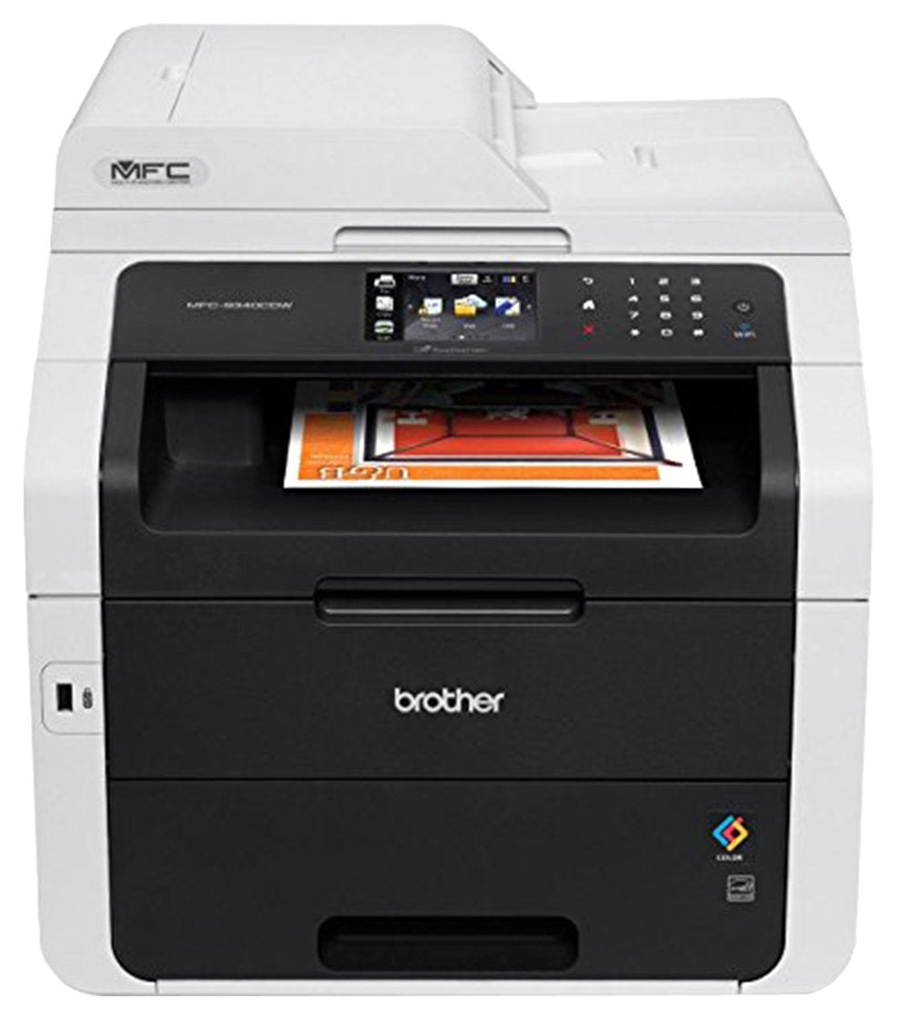 Brother MFC9340CDW Brother Wireless Color Laser LED All-in-One Printer, Copier, Scanner, Fax, Mfc-9340Cdw, Black