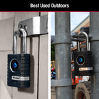 Master Lock Bluetooth Smart Padlock Outdoor Smart Lock Black 4401LHEC