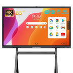 75" AI Pro Smart Board for Classroom & Office, Android 16 & Win 11 16G RAM+256G ROM, 48MP Camera Build in 4K UHD Interactive Whiteboard with Touchscreen & 8 Mic Array,Electronic Whiteboard for Meeting