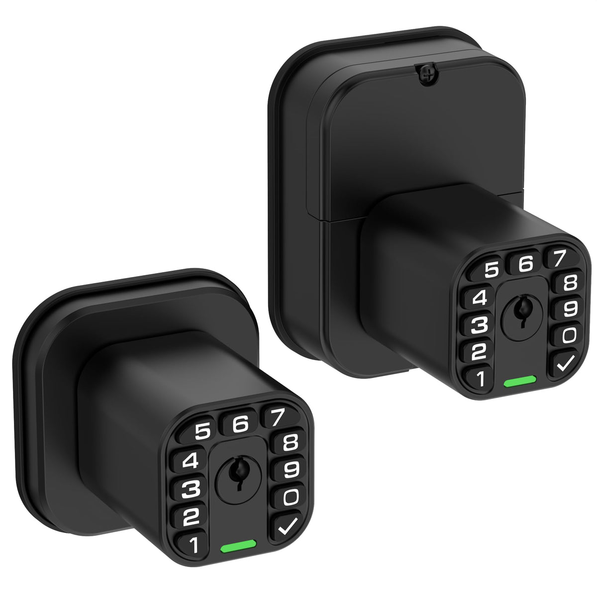 IU52 Double-Sided Keypad Door Lock, All-Weather, Fully Waterproof Keyless Entry with Dual-Sided Programmable Codes, Same Key Both Sides for Outdoor, Indoor, Gate & Fence