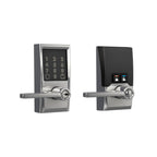 Schlage Encode Smart WiFi Lock, Lever Handle, Century Trim, Matte Black