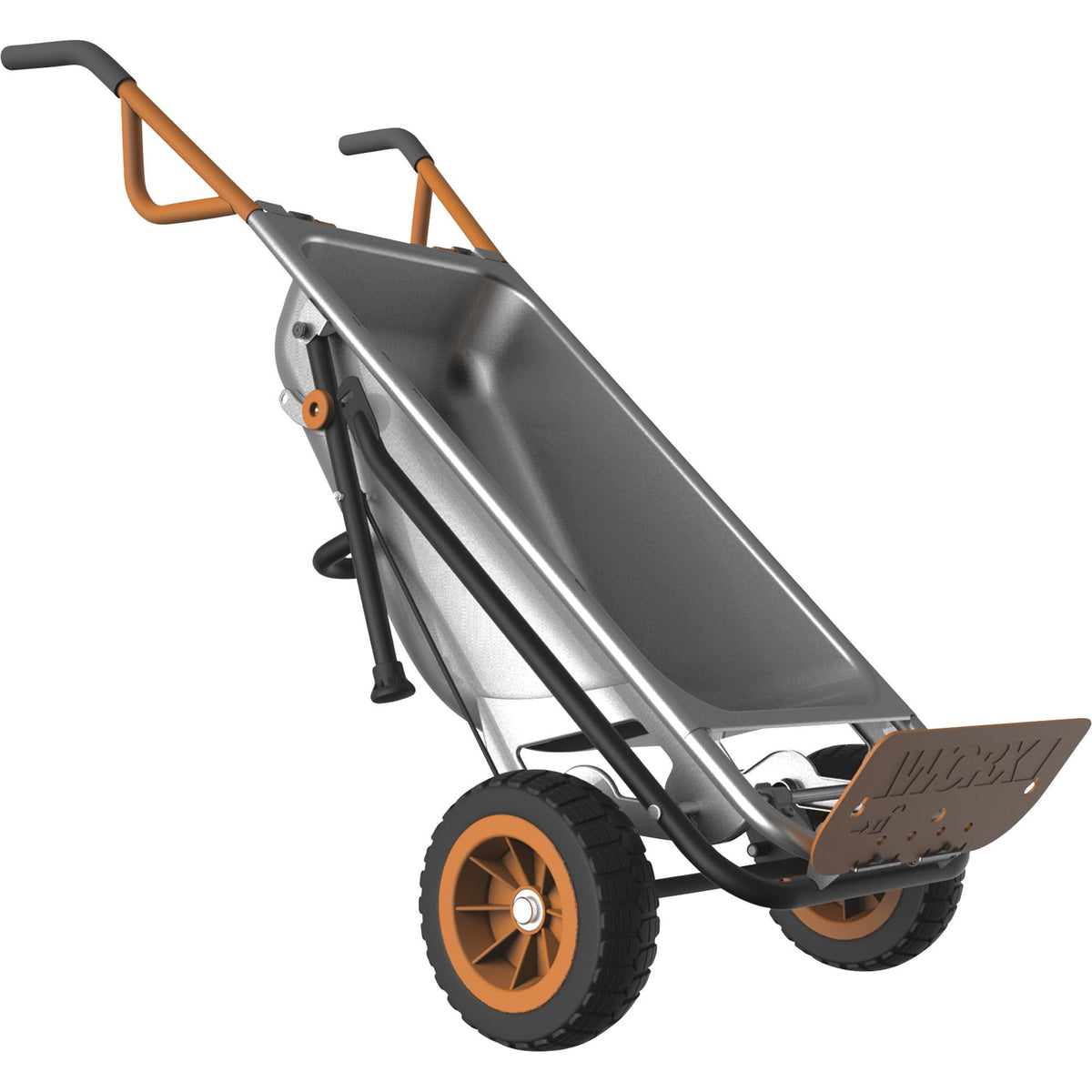WORX Wheelbarrow Heavy Duty Dolly, 8-in-1 Aerocart Garden Cart, WG050