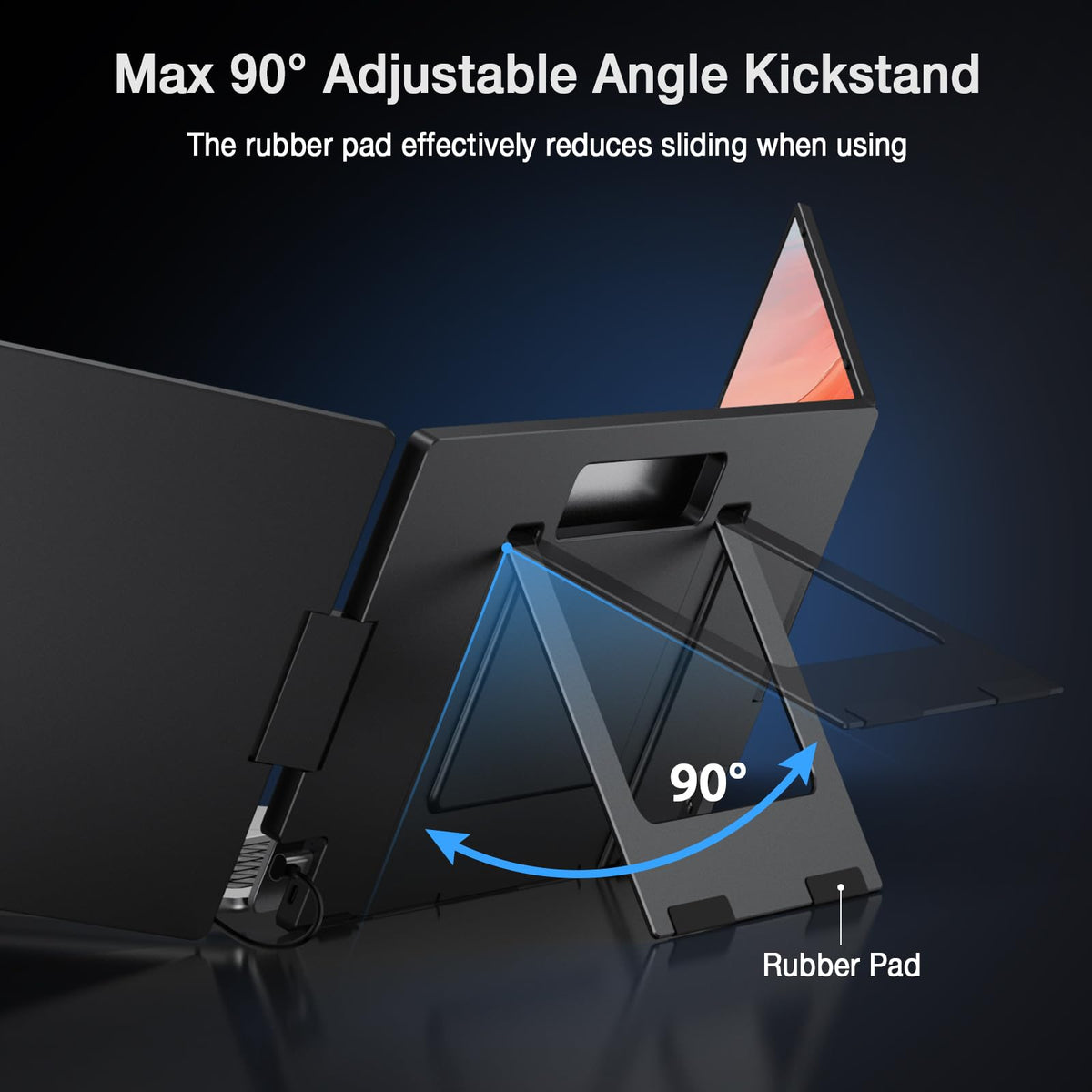 KYY 15.6" Laptop Screen Extender, 1080P FHD IPS Portable Monitor