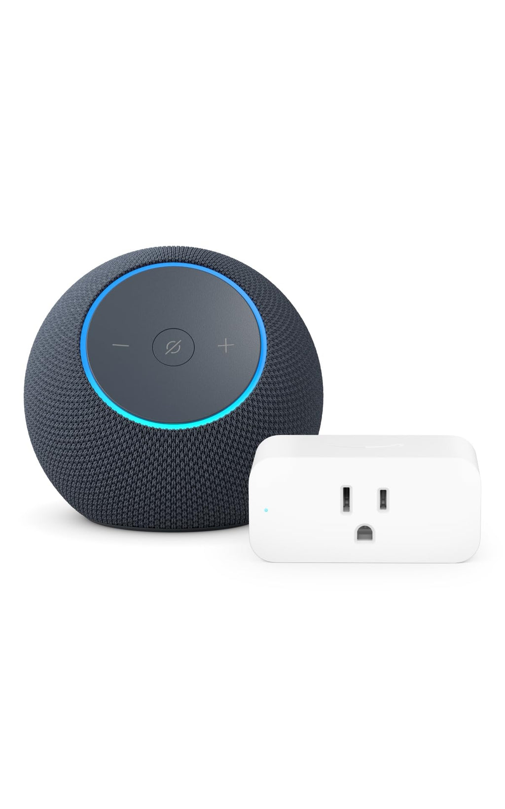 Amazon Echo Dot Max (newest model) with Amazon Smart Plug bundle, Alexa speaker with nearly 3x bass, Control lights and appliances with your voice
