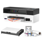 DXZ 2026 14'' A3 DTF Printer Bundle, F1080 Printhead High Speed DTF Machine for Multi-Fabric, One-Click Print-to-Bake & 24/7 Auto-Maintenance, 2-Year Ink Included