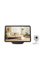 Amazon Echo Show 11 (newest model) Full-HD 11" Display with Alexa+ & Blink Mini 2K+ Indoor Security Camera Bundle - Glacier White