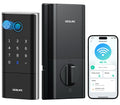 DESLOC Fingerprint WiFi Smart Lock, K120 Keypad Deadbolt Up to 16 Months