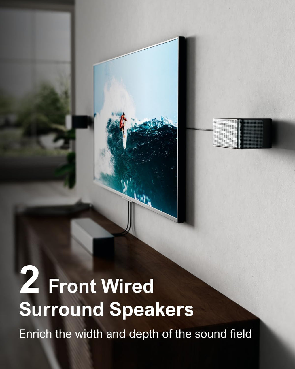 ULTIMEA 7.1 Surround Sound System for TV w/Dolby Atmos, 6.5" Subwoofer