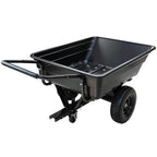 2-in-1 ATV/UTV Trailer Tow Behind Utility Dump Cart