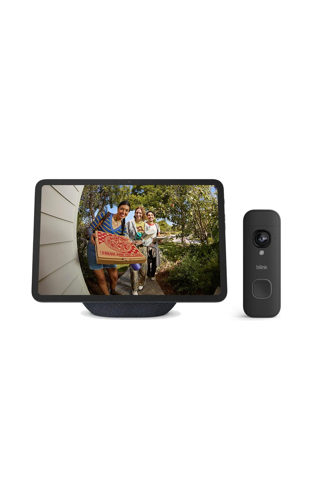 Amazon Echo Show 11 (newest model) with Vibrant Full-HD 11" Display + Blink Battery Doorbell 2K+ Wireless Video Doorbell Bundle