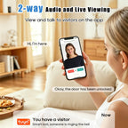 3D Face Recognition Smart Lock with Camera, Palm Vein Door Lock, Keyless Entry Fingerprint Smart Mortise Lock for Front Door, 4" HD Screen,Auto-Lock,Compatible with Tuya App, Front Door Security