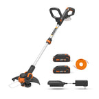 WORX 20V 12" 2-in-1 Cordless String Trimmer & Electric Lawn Edger, WG163