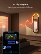 Govee RGBIC Neon Lights 32.8ft Works with Matter, Alexa, Google Assistant