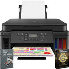 Canon imageCLASS LBP646Cdw Wireless Color Laser Printer - Single Function, Auto 2-Sided Duplex, 26 ppm, Mobile Print (AirPrint/Mopria) - Bundle with Deco Gear Printing eBook & 6FT USB Cable