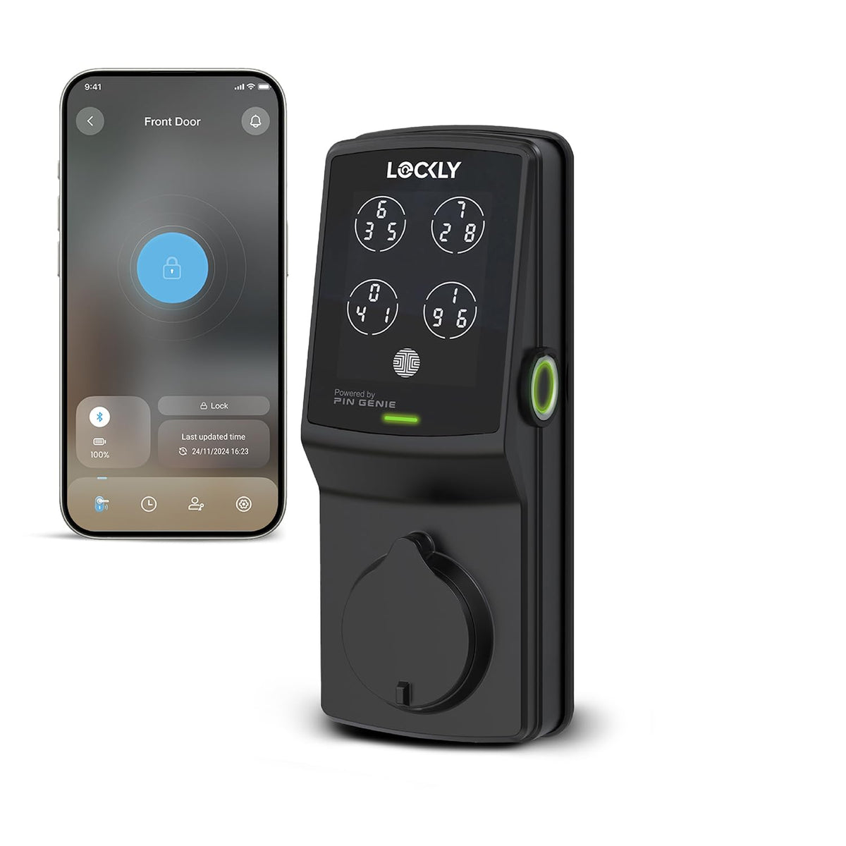 Lockly Secure Plus Smart Deadbolt Lock with 3D Biometric Fingerprint