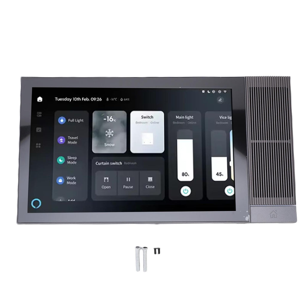 Smart Home Control Panel, 8 Inch Touch Screen with Voice Control and, for Tuya Smart Life App, Wall Mounted Central Controller