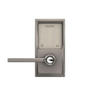 Schlage Encode Smart WiFi Lock, Lever Handle, Camelot Trim, Satin Nickel
