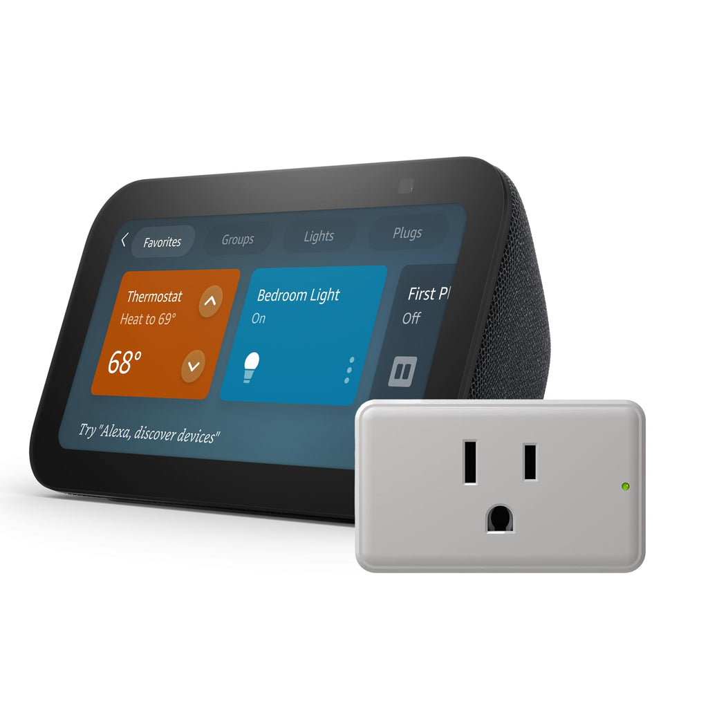 Echo Show 5 with Legrand Radiant Smart Plug
