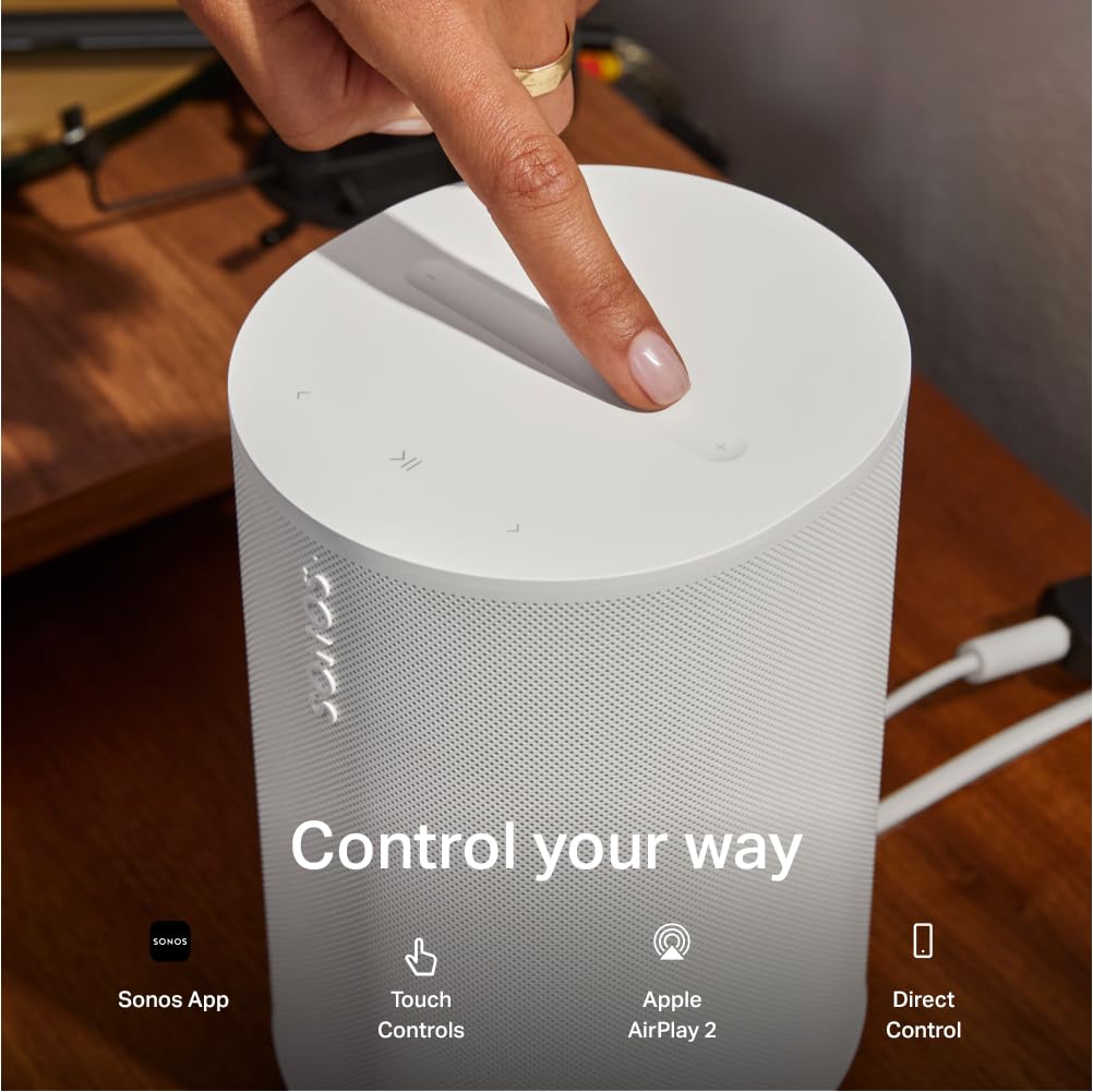 Sonos Era 100 SL Compact, Microphone-Free Speaker - White