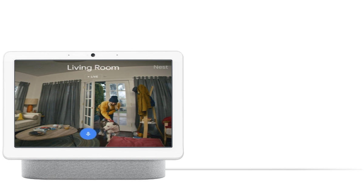 Google Nest Hub Max, Japan Model, Multi Language Nest Hub 10-inch with English Compatibility, H2A GA00426-JP (Chalk)