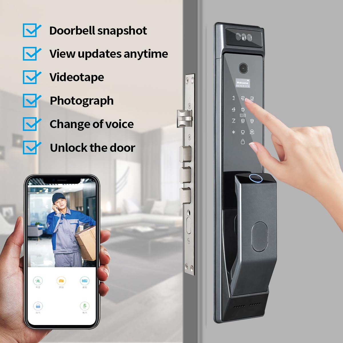 Sophies Smart Door Lock with Camera