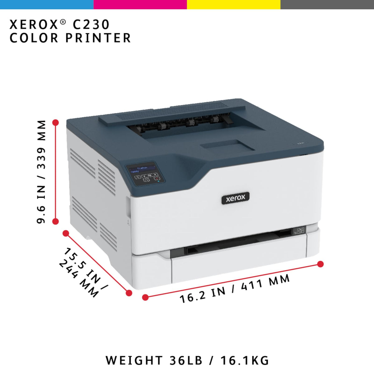 Xerox C230dni Wireless Color Laser Printer