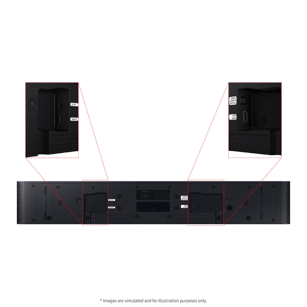 SAMSUNG S60D 5.0ch Soundbar w/Wireless Dolby Atmos Audio, All-in-One Design, Q-Symphony, SpaceFit Sound Pro, Adaptive Sound, Game Mode Pro with Alexa Built-in, HW-S60D/ZA