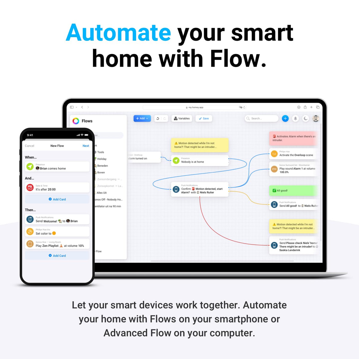 Homey Pro mini | Smart Home Hub for Home Automation – Features Zigbee, Ethernet, Matter & Thread. Compatible with Apple Siri, Amazon Alexa & Google Home.