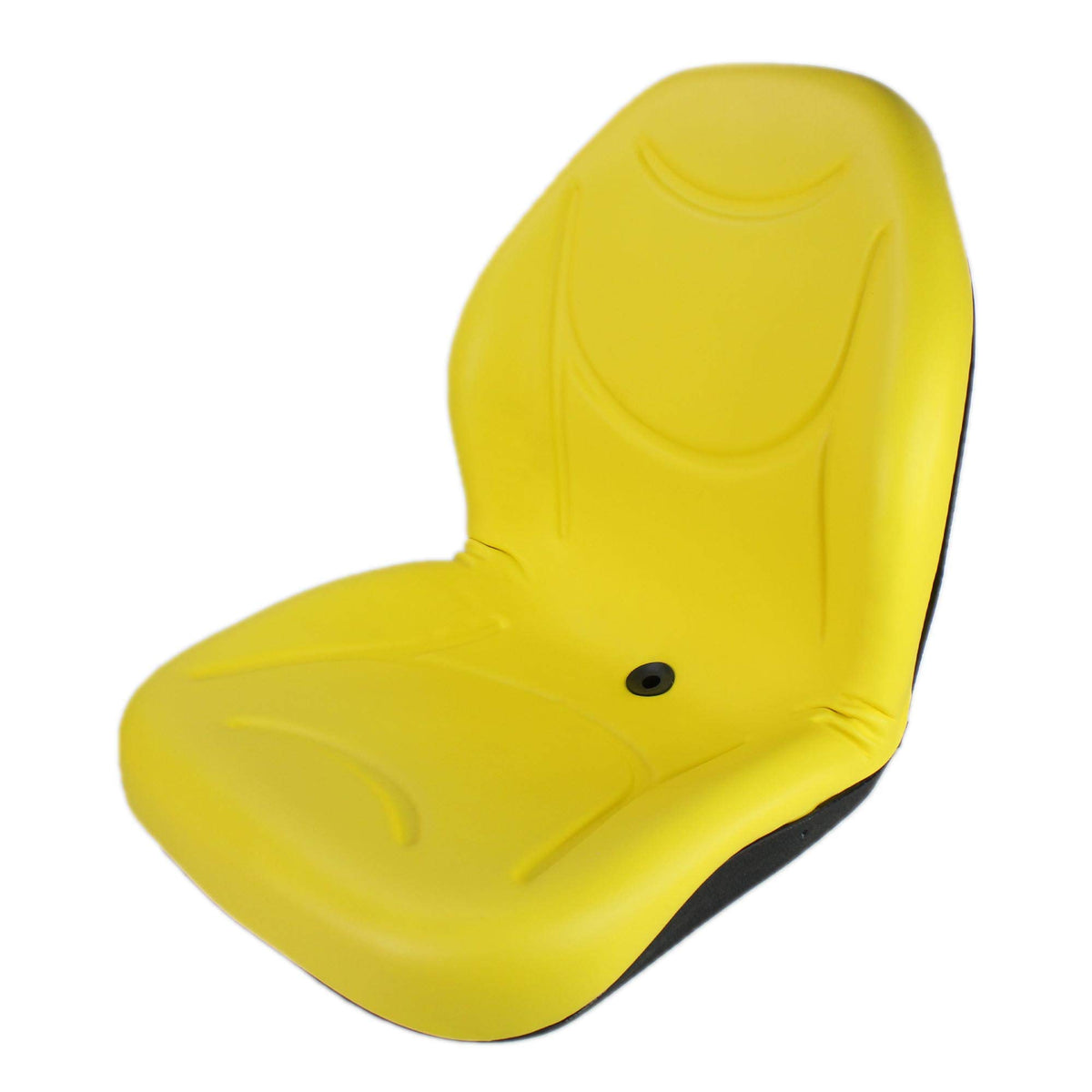Universal Yellow Vinyl Seat for Many Lawn & Garden, UTV, Tractor & Skid Steer Applications (E-LGT125YL)