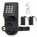 Hicarer 1 Pack Commercial Keyless Door Lock with Keypad Lever, Silver