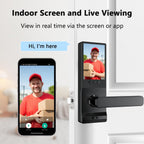 3D Face Recognition Smart Lock with Camera and Handle