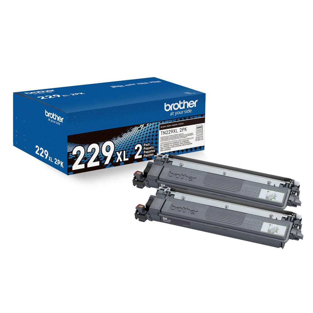 Brother Genuine TN2294PK Standard Yield 4-Pack Printer Toner Cartridges - Black, Cyan, Magenta, Yellow Toner Multipack