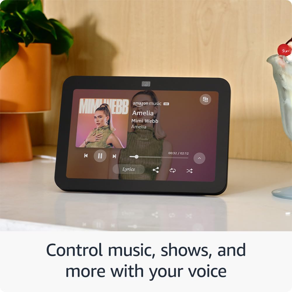 Echo Show 8 with TP-Link Tapo Smart Color Bulb