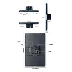 8" Android14 Smart Home Wall Panel, RK3576, PoE, Proximity Sensor, WiFi6