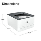 HP Laserjet Pro 3001dw Wireless Black & White Printer, Best-for-Office (3G65OF)