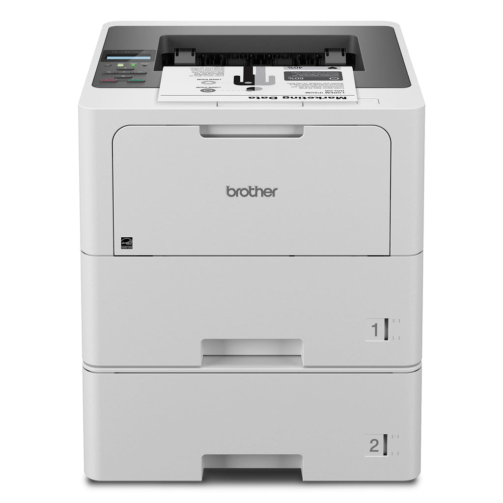 Brother Laser Printer, Monochrome Duplex Wireless Printer, HL-6210DW