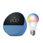 Echo Spot with TP-Link Tapo Smart Color Bulb