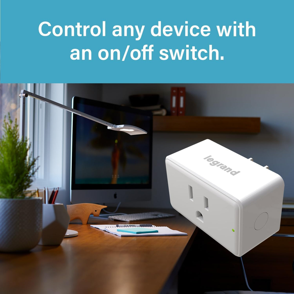 Echo Show 5 with Legrand Radiant Smart Plug