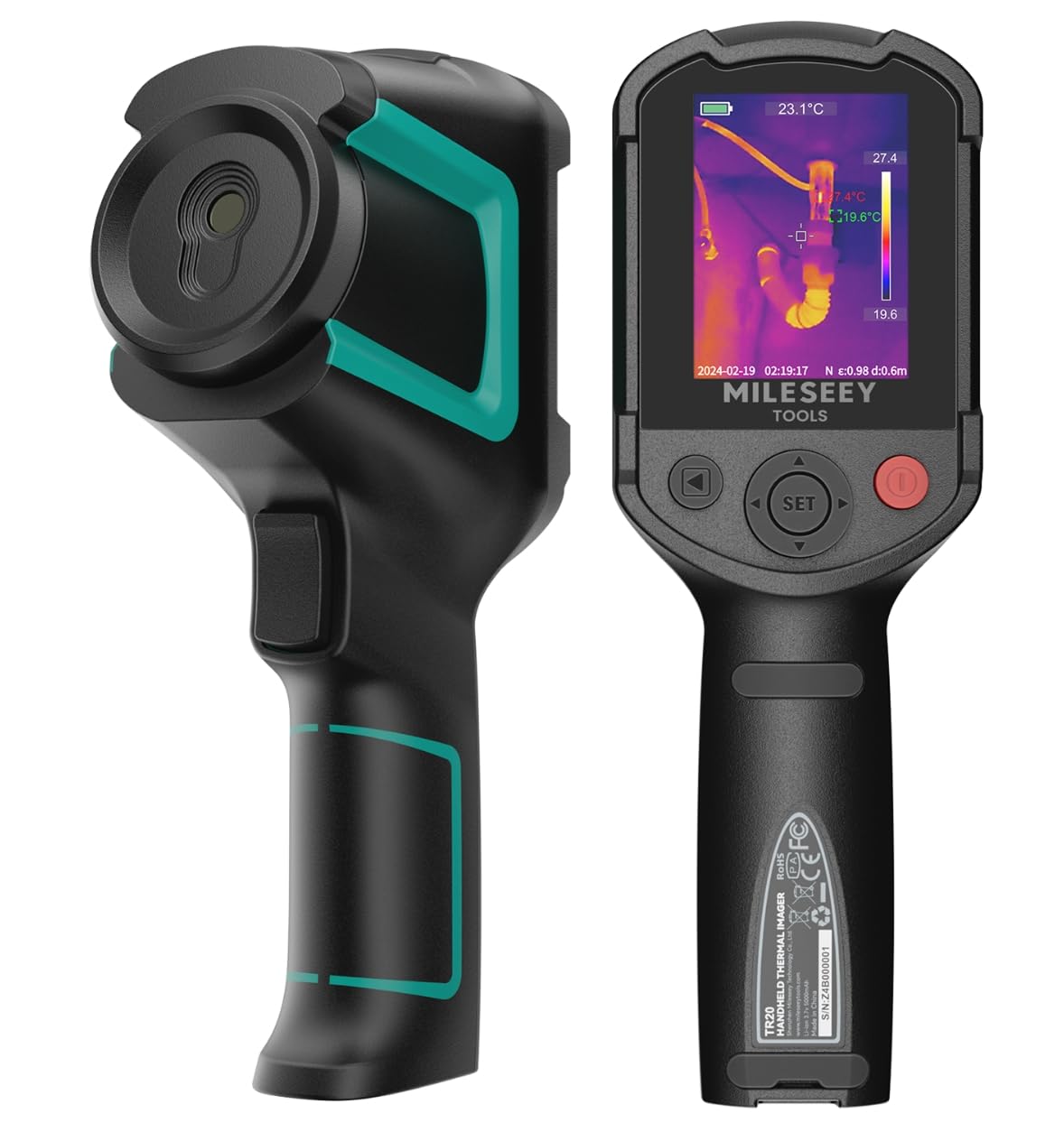 MiLESEEY TR20 Thermal Imaging Camera, 320x240 IR, 25Hz