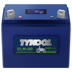TYKOOL 480CCA, Group U1 Lithium LiFePO4 Lawn Mower Battery,Garden Tractor Battery, Fits for Ride on Lawn Tractor and Mower,Compatible with John Deere,Cub Cadet,Craftsman,Troy-Bilt Mower, and Generator