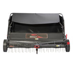 Brinly 54" Tow-Behind Combo Lawn Sweeper with Dethatcher and Hamper Windscreen