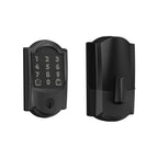 Schlage Encode Smart WiFi Deadbolt Lock with Century Trim, Matte Black