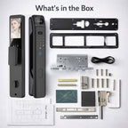 3D Face Recognition Smart Door Lock with Video Intercom, Biometric Palm Vein & Fingerprint Keyless Entry, 1080P HD Camera, Tuya App Control, Alexa Compatible, IP65 Waterproof, 5 Ways to Unlock