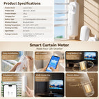 Smart Curtain Motor Slide-Out Remote Opener