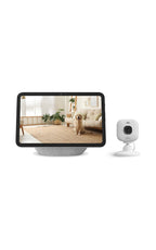 Amazon Echo Show 11 (newest model) Full-HD 11" Display with Alexa+ & Blink Mini 2K+ Indoor Security Camera Bundle - Glacier White