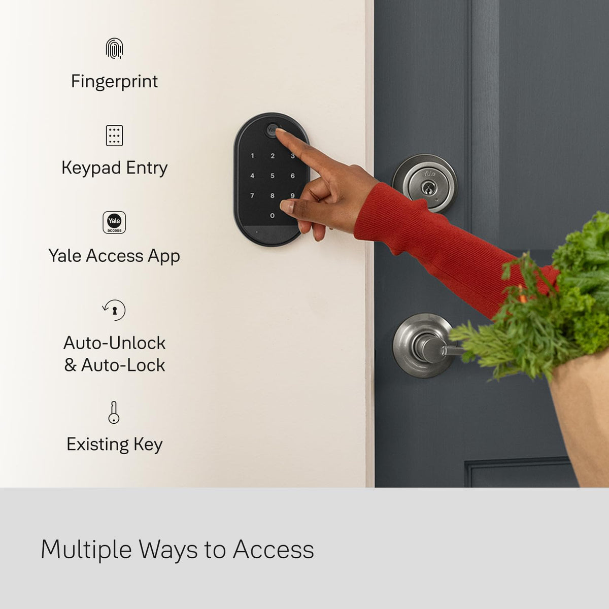 Yale August Wi-Fi Smart Lock with Keypad Touch in Silver