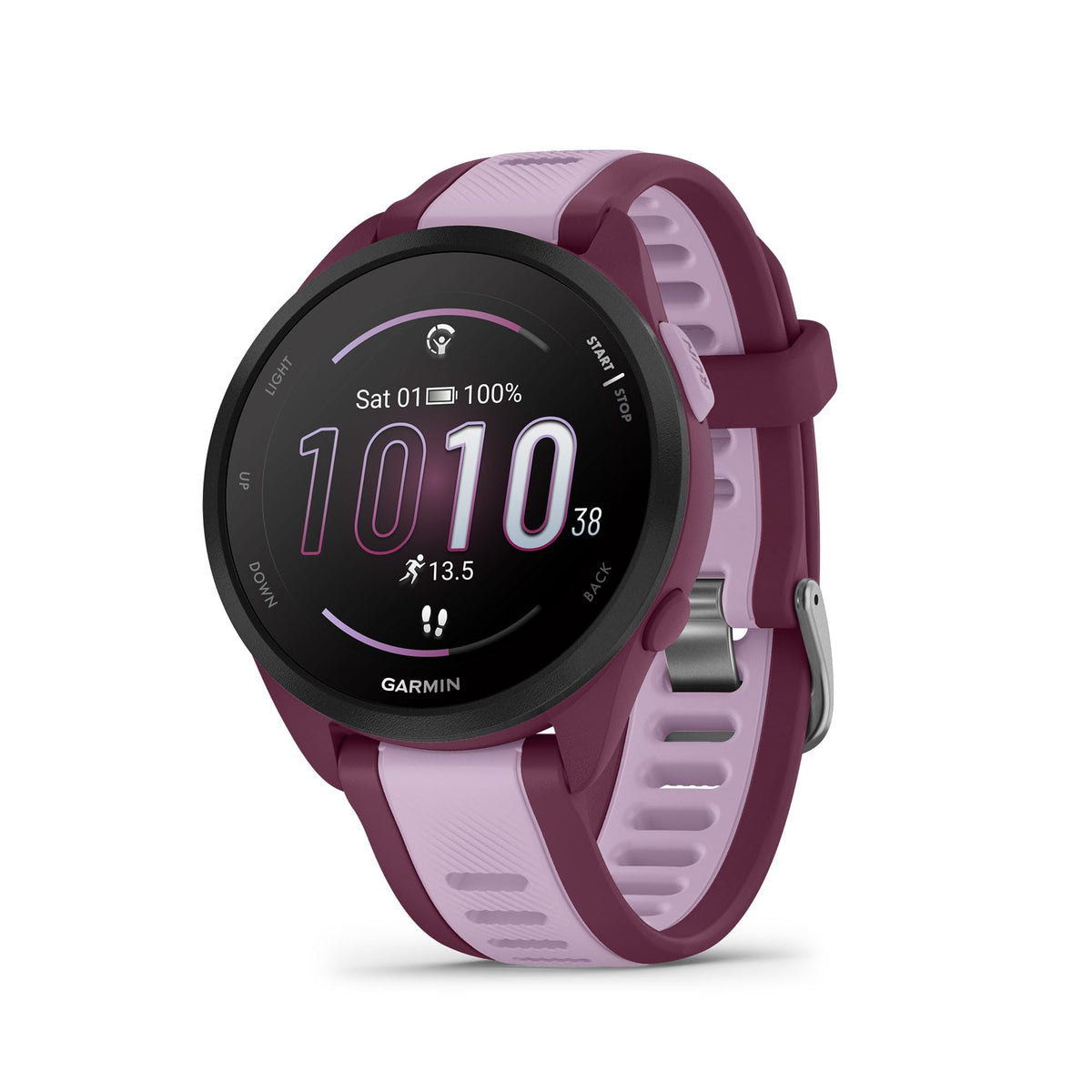 Garmin Forerunner® 165, Running Smartwatch, 43mm, Black