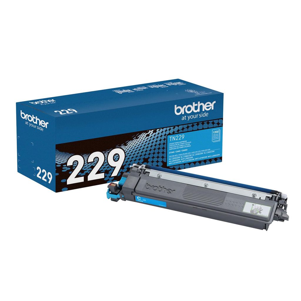 Brother Genuine TN2294PK Standard Yield 4-Pack Printer Toner Cartridges - Black, Cyan, Magenta, Yellow Toner Multipack